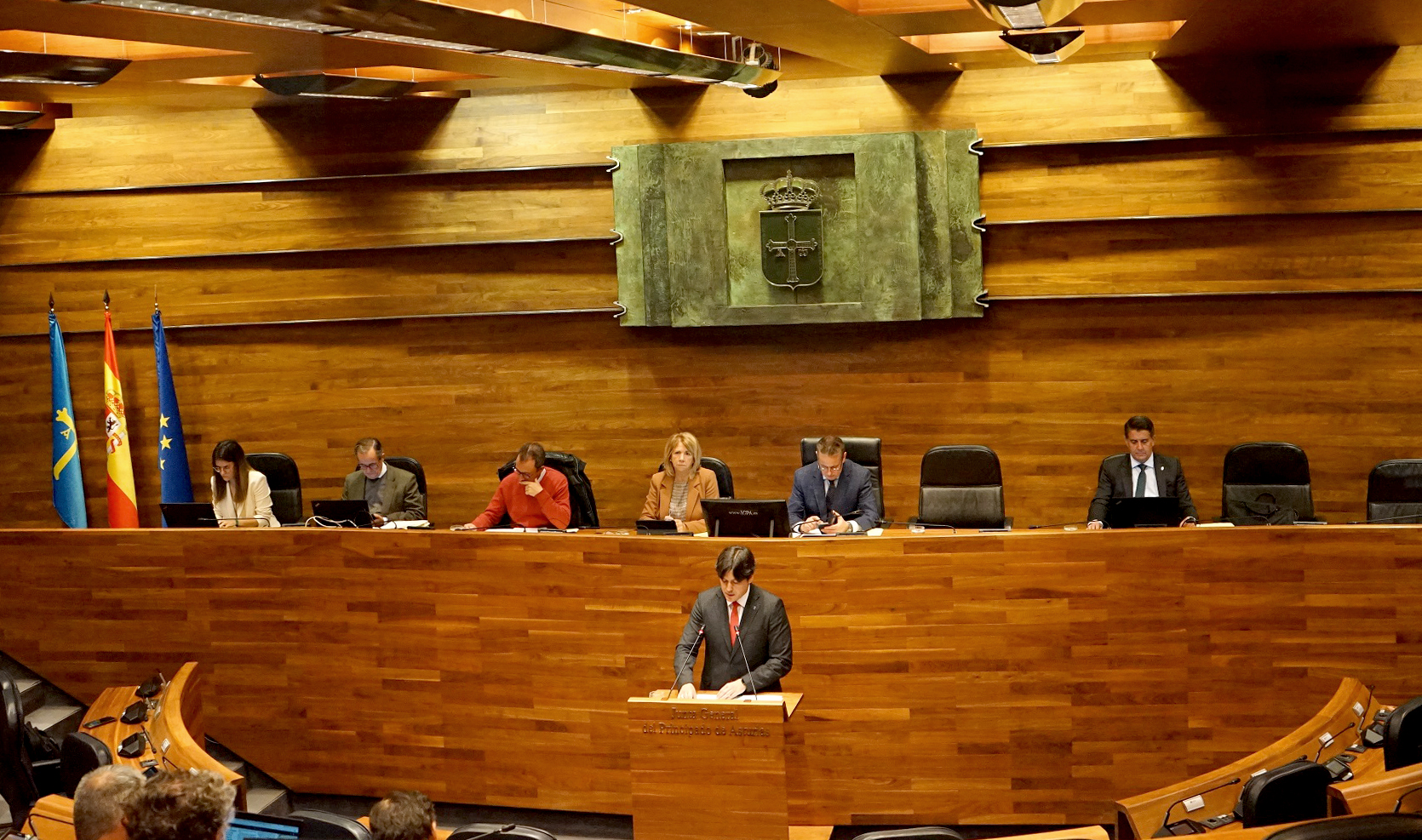 Intervención del Consejero en la Junta General del Principado